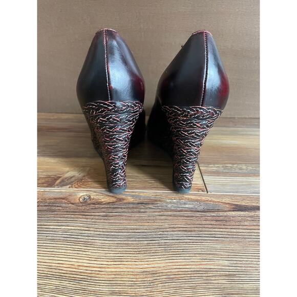 Bruno Magli Italian Brown Wedges - Picture 6 of 7